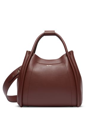 Marins Bordeaux Leather Handbag