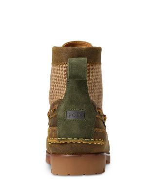 Ranger Mid Suede & Wool Tweed Boots