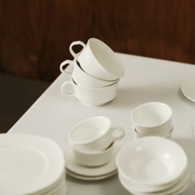 Silhouette White Coffee Cup