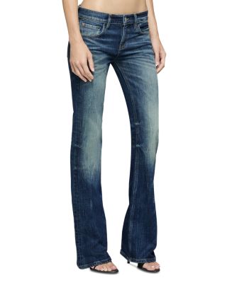 Maria Mid Rise Bootcut Jeans in Suntory