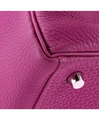 Kelly 28 Handbag Pink Togo with Palladium Hardware