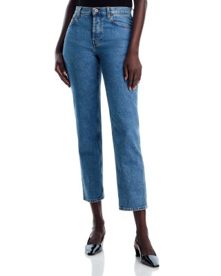 Dalia Straight Jeans in Mid Blue