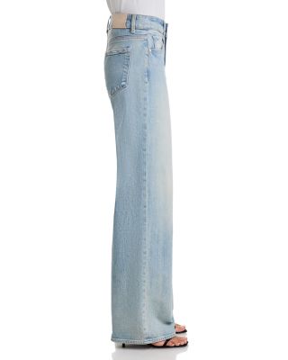 Sasha High Rise Wide Leg Jeans in Reunion Distressed