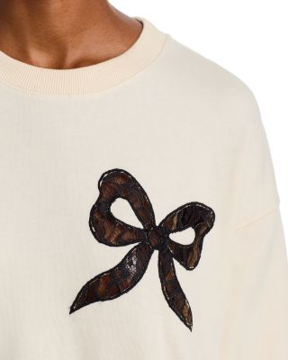 Linetta Lace Bow Sweater