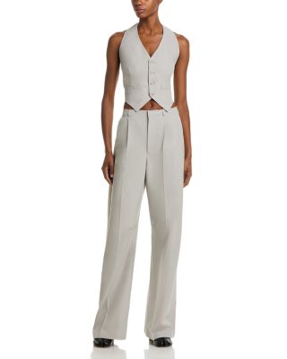 Open Back V Neck Vest