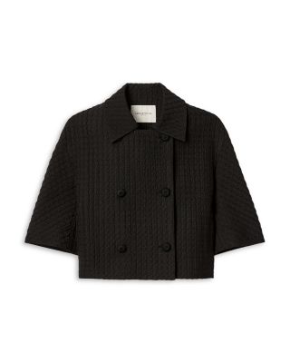 Short Sleeve Double Breasted Jacket