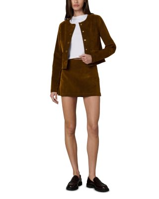 The Mini Flocked Skirt