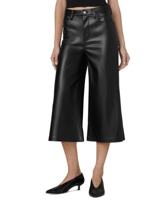 The Culotte Faux Leather Pants