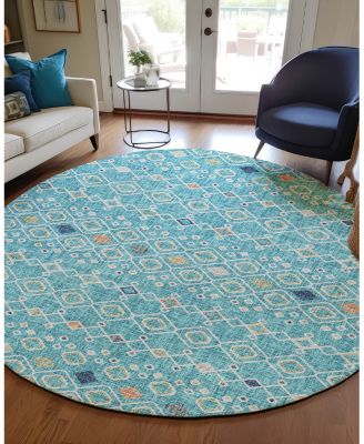 Dalyn Portico Washable PO4 Round Area Rug, 8' x 8'