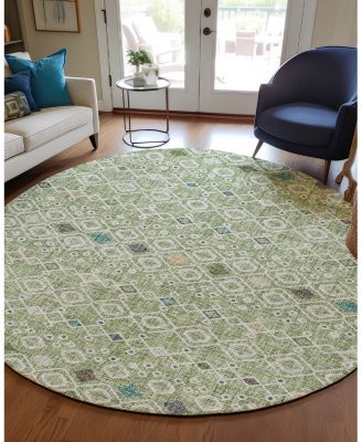 Dalyn Portico Washable PO4 Round Area Rug, 8' x 8'