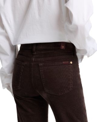 Twisted Dojo Tailorless Flare Leg Pants in Corduroy Coffee