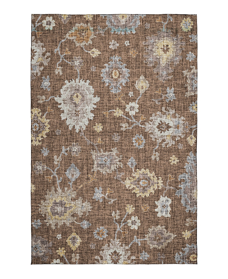 Dalyn Rug Company Dalyn Portico Washable Po6 Area Rug, 3' X 5' In Brown