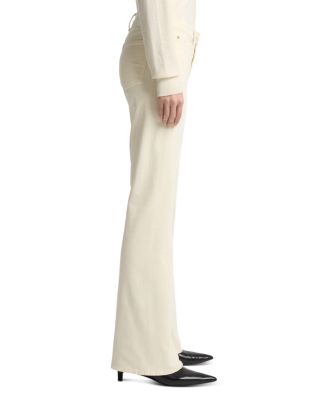 Twisted Dojo Tailorless Flare Leg Jeans in Corduroy Eggshell