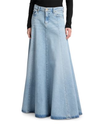 Drama Full Length Denim Skirt in September  