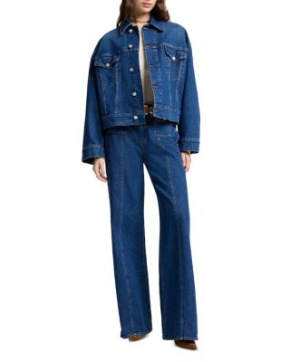 High Rise Lotta Flared Leg Jeans in Artifact