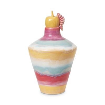 Poppery Vase With Apple Topper