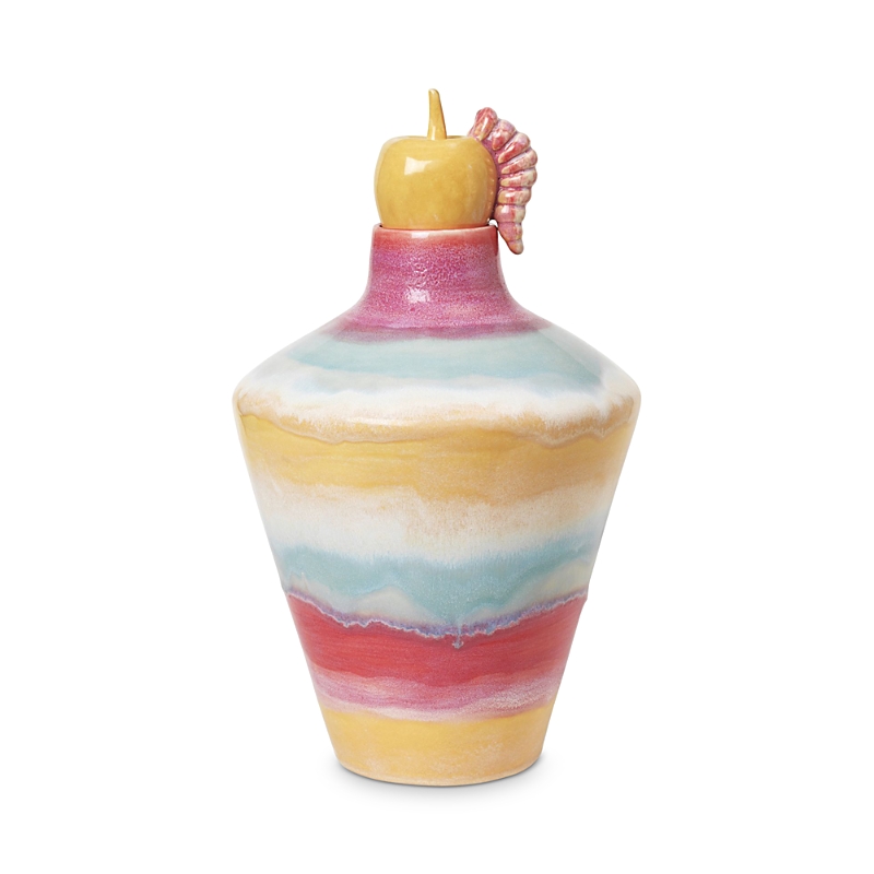 Rosendahl Poppery Vase With Apple Topper In Multi