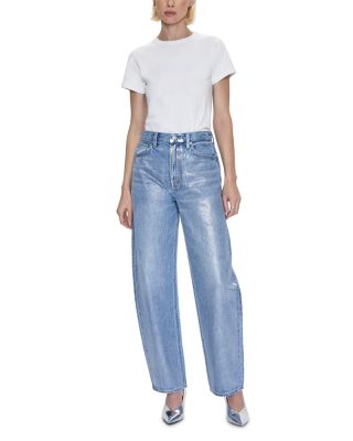 Wes High Rise Barrel Leg Jeans in Spellbound