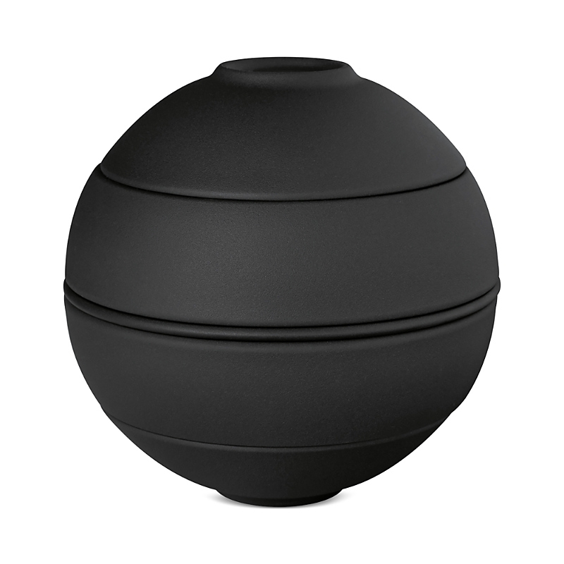 Villeroy & Boch La Petite White Boule 5 Piece Appetizer Set In Black
