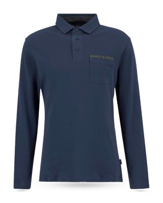Long Sleeve Cornpatch Polo Shirt