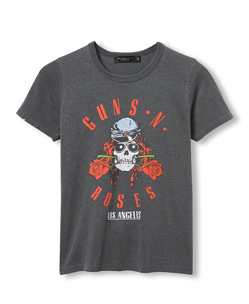 Junk Food Clothing Women's Guns N' Roses Skull Original Tee