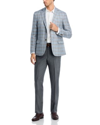Plaid Regular Fit Sport Coat - Exclusive