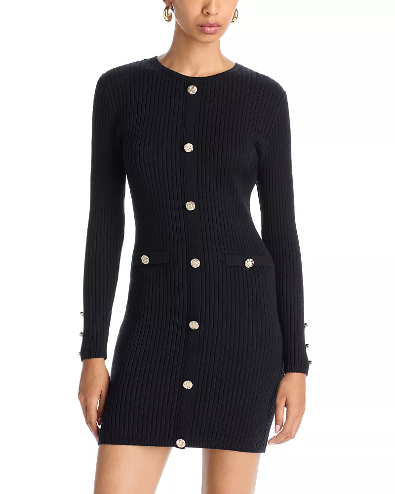 Aqua Knit Mini Dress - Exclusive
