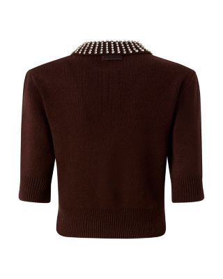 Emilia Rhinestone Embellished Sweater