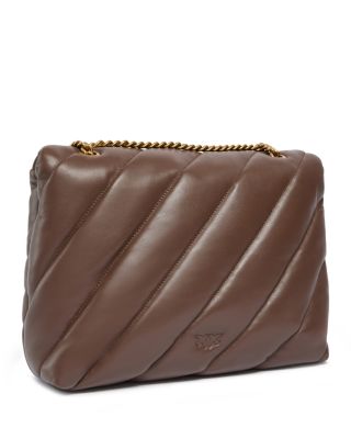 Love Puff Leather Shoulder Bag