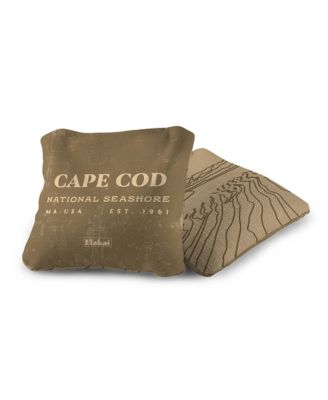 6x6 Cape Cod National Seashore Durasuede + Turbo Polyglide Pilot Versacraft Cornhole Bags