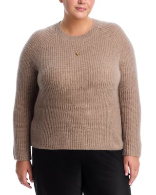 100% Cashmere Shaker Stitch Raglan Sweater - Exclusive