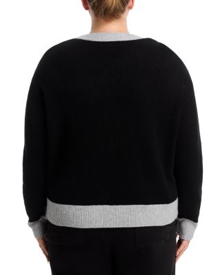 100% Cashmere Color Blocked Sweater - Exclusive