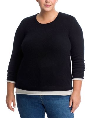 100% Cashmere Double Layer Crewneck Sweater - Exclusive