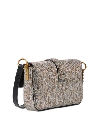 Love One Slouchy Baby Monogram Leather Crossbody Bag