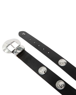 Women's Studs Vitello Leather Belt