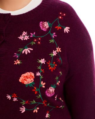 100% Cashmere Crewneck Cardigan Sweater - Exclusive