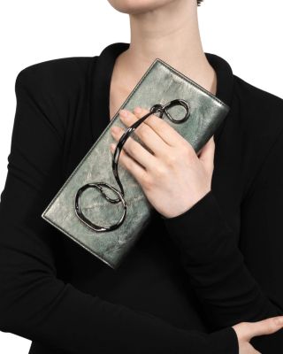 Twisted Side Handle Clutch