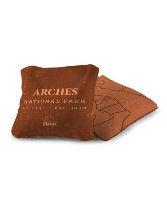 6x6 Arches National Park Durasuede + Turbo Polyglide Pilot Versacraft Cornhole Bags