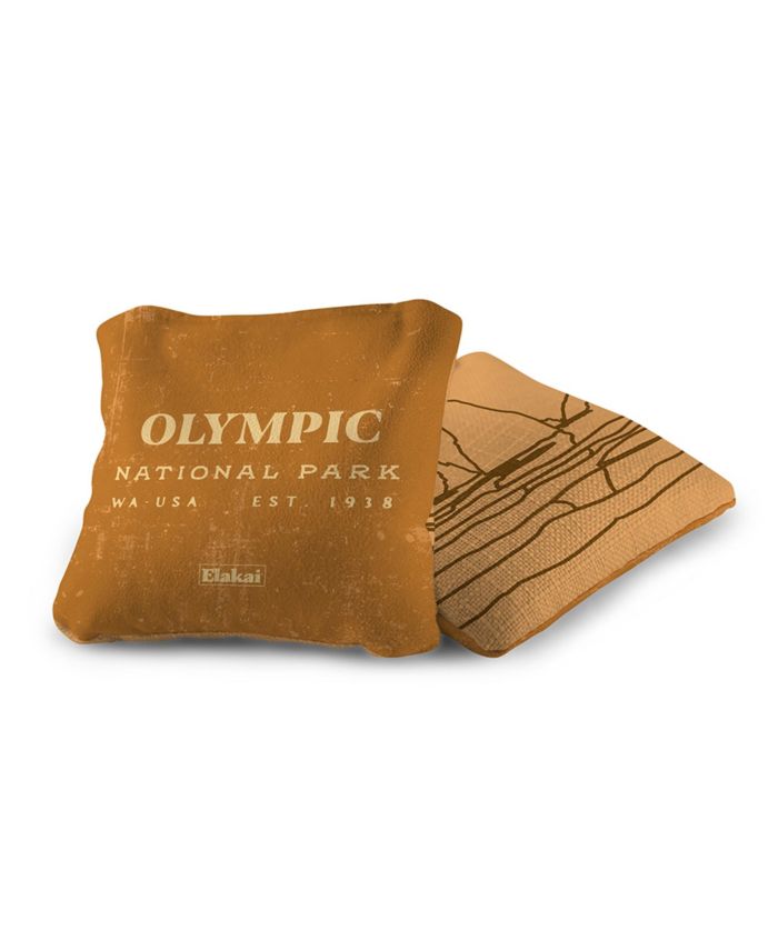 6x6 Olympic National Park Durasuede + Turbo Polyglide Pilot Versacraft Cornhole Bags