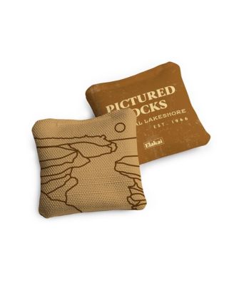 4x4 Pictured Rocks National Park Durasuede + Turbo Polyglide Pilot Versacraft Cornhole Bags