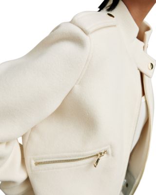 Cleo Wool Bomber Jacket