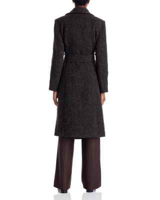 Belted Tweed Coat