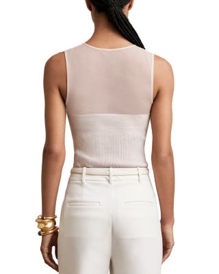 Darcey Mesh Sweetheart Vest Top