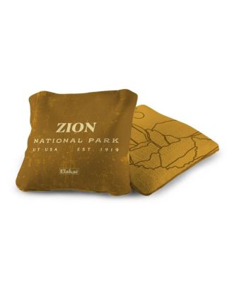 6x6 Zion National Park Durasuede + Turbo Polyglide Pilot Versacraft Cornhole Bags