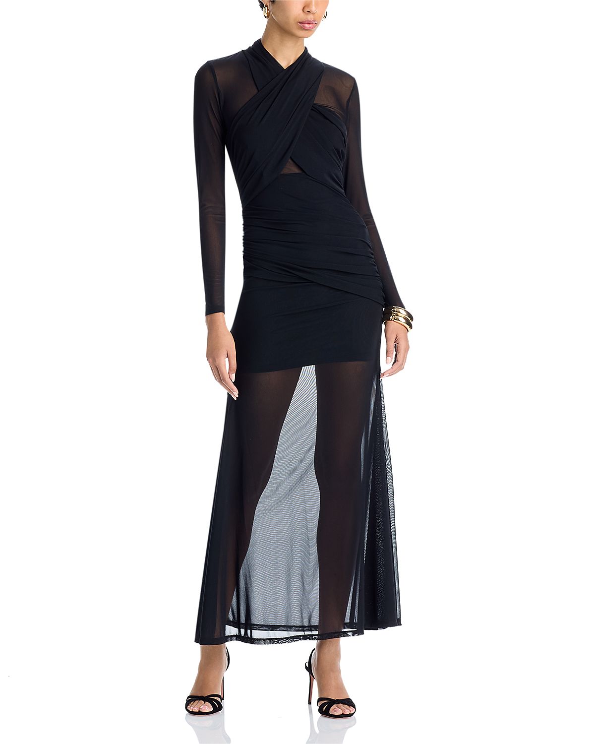Bardot Marice Mesh Maxi Dress