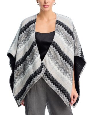 Striped Cape with Pockets
