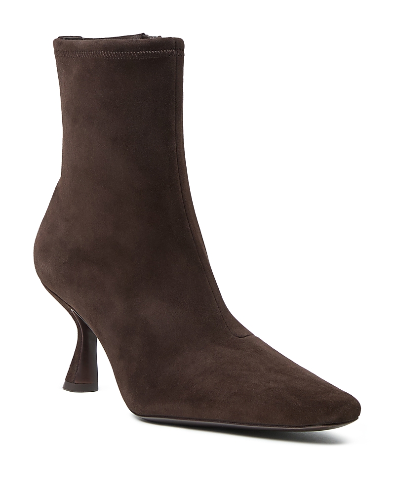 Loeffler Randall Thandy Curved Heel Boots Tmoro In Brown