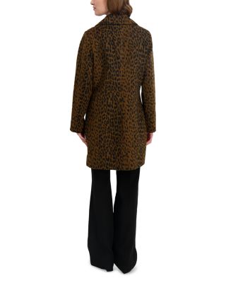 Lina Leopard Print Coat