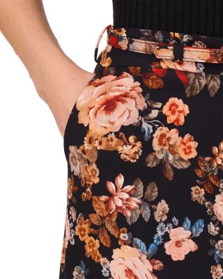 Floraas Belted Midi Skirt