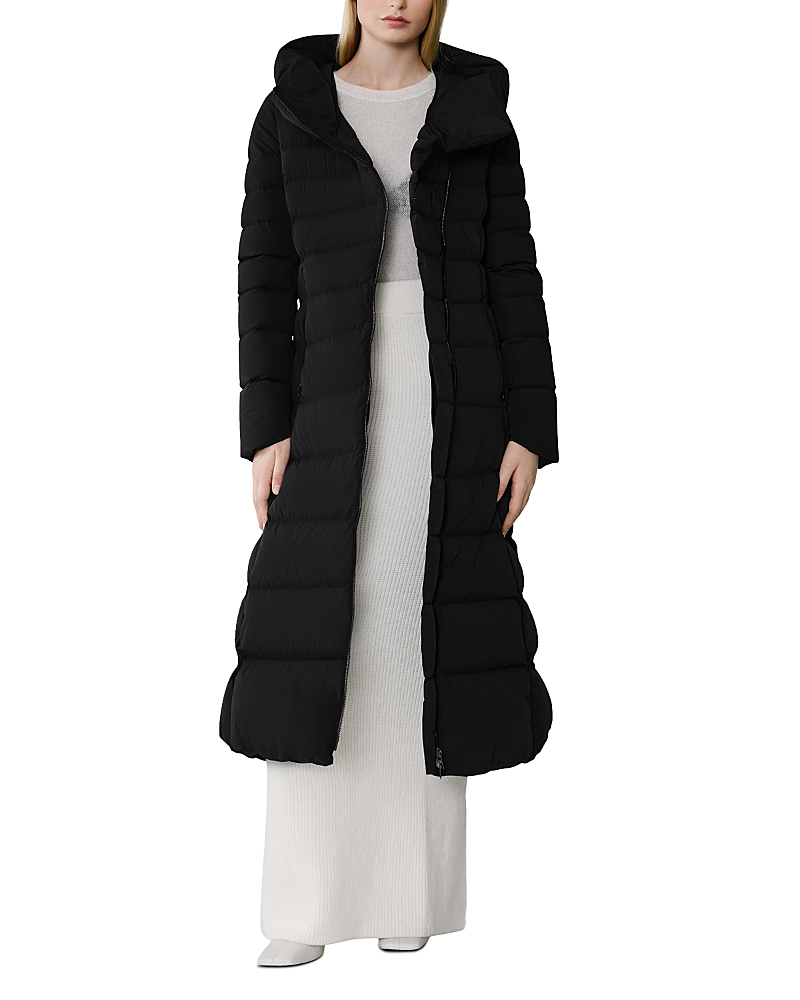 Soia & Kyo Judy Maxi Coat In Blue